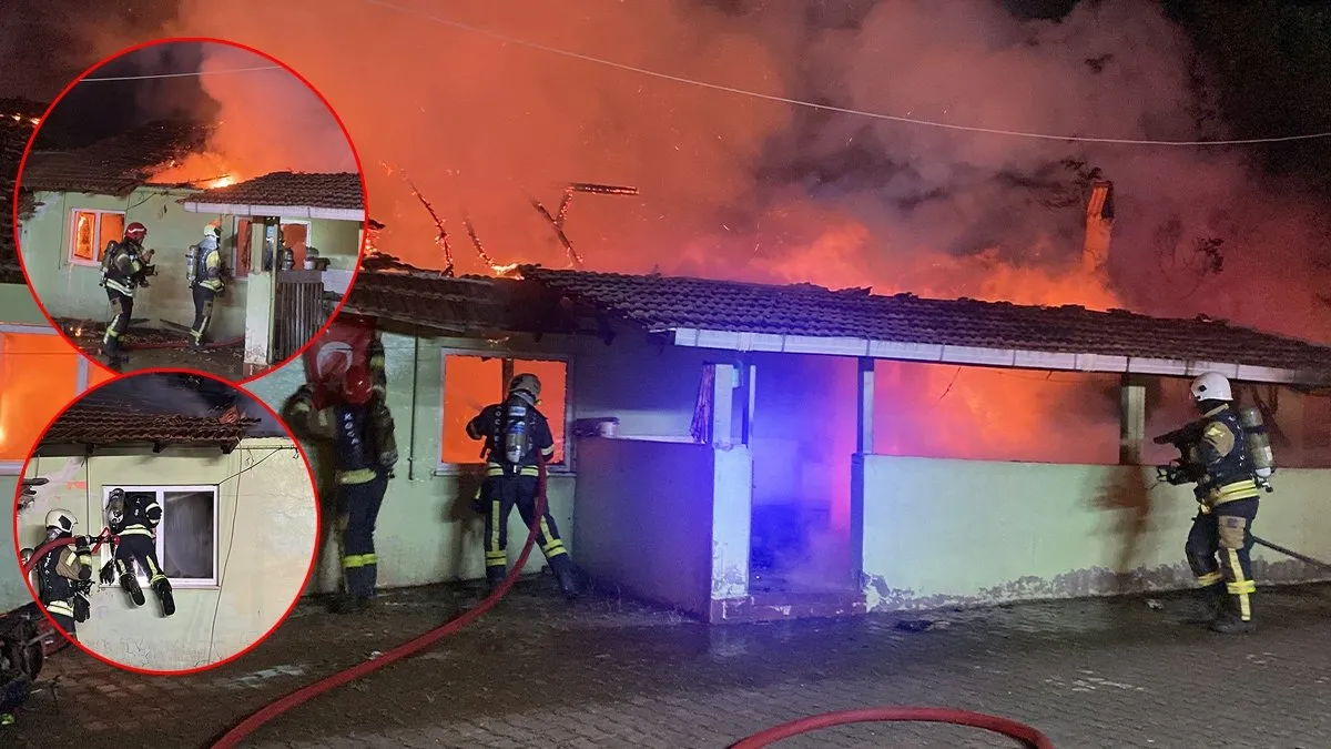 Annesinin başkasıyla ilişkisi olduğunu düşündü: Evi ateşe verdi!