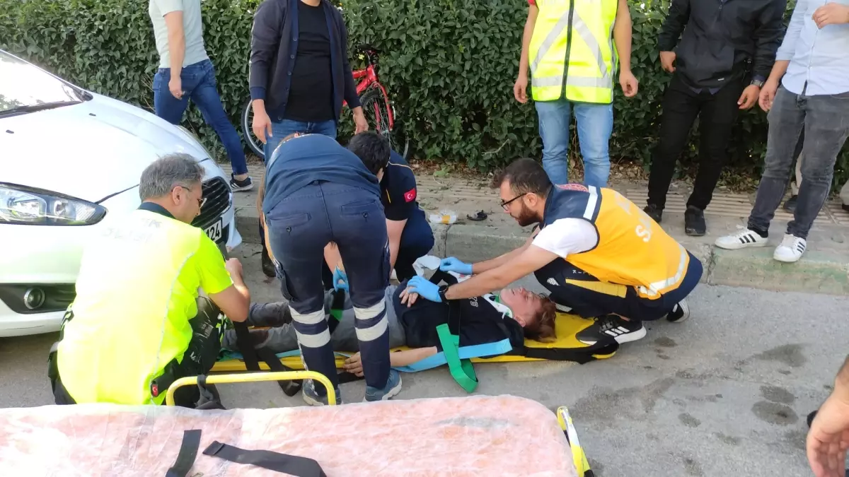 Bursa’da Bisikletli Çocuk Trafik Kazasında Yaralandı