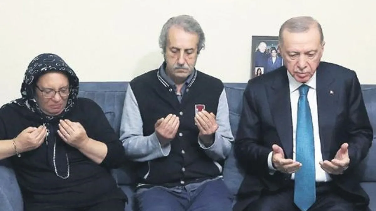 Erdoğan’dan taziye ziyareti