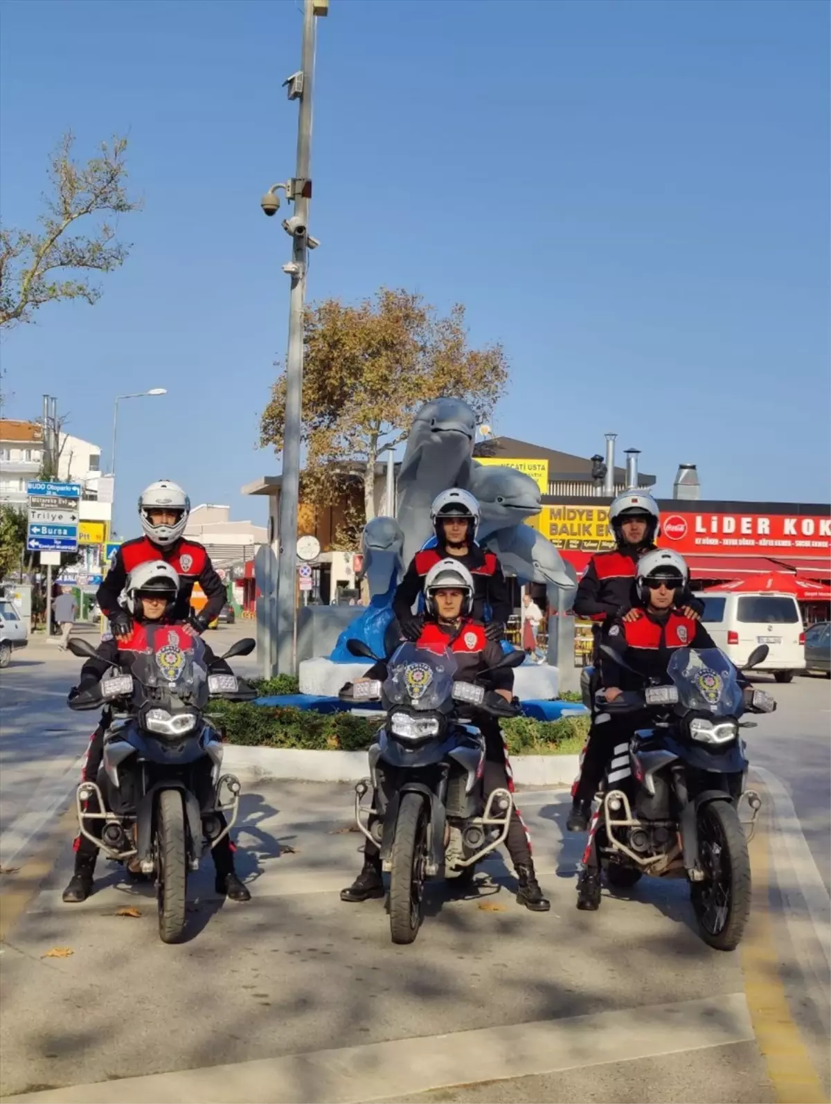 Motosikletli Polisler Huzuru Sağlıyor