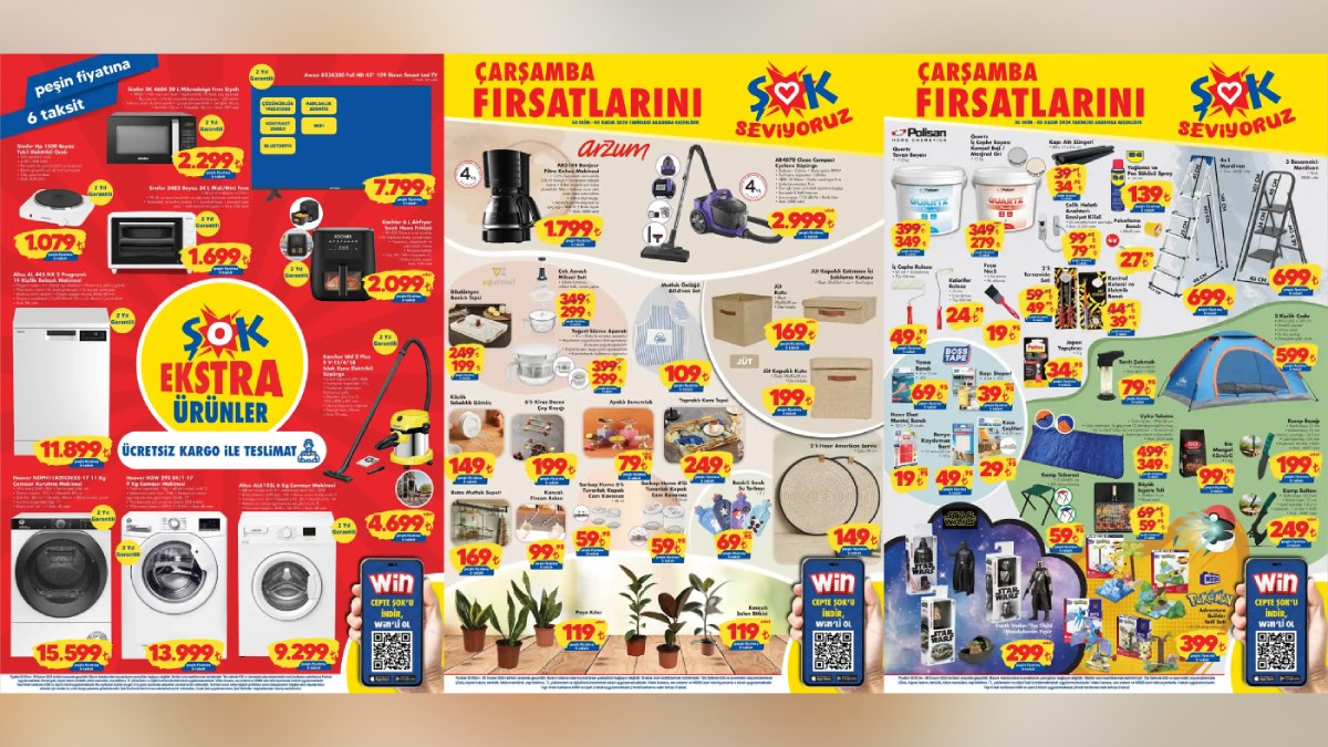 Sezon açıldı, kampçılar yaşadı! ŞOK’ta kamp çadırı 599.00 TL, sandalye 59.95 TL…