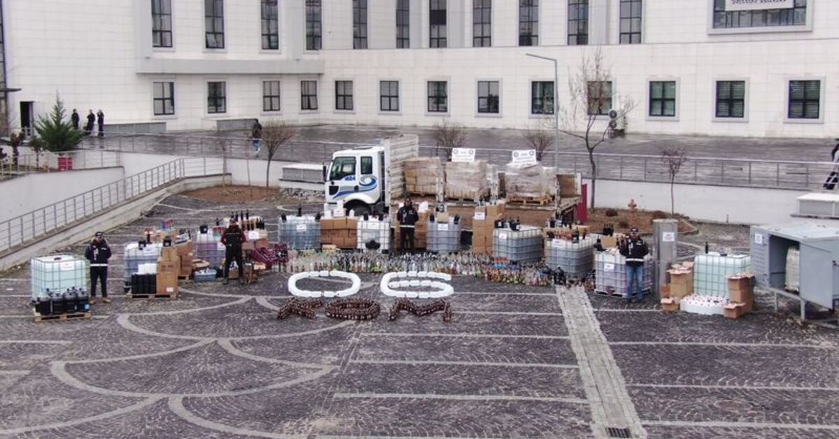 Ankara’da ‘sahte içki’ operasyonu! 40 milyon TL’lik ürün ele geçirildi