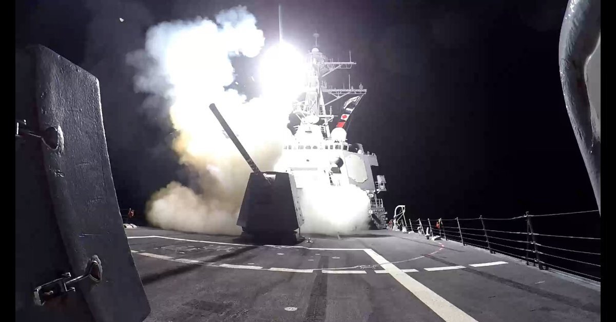 ABD Merkez Kuvvetler Komutanlığı, Husi hedefleri için ateşlenen Tomahawk füzelerini yayınladı