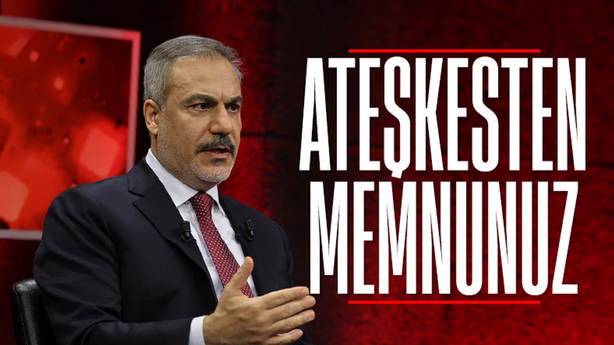 Hakan Fidan: Gazze’de ateşkesten memnunuz
