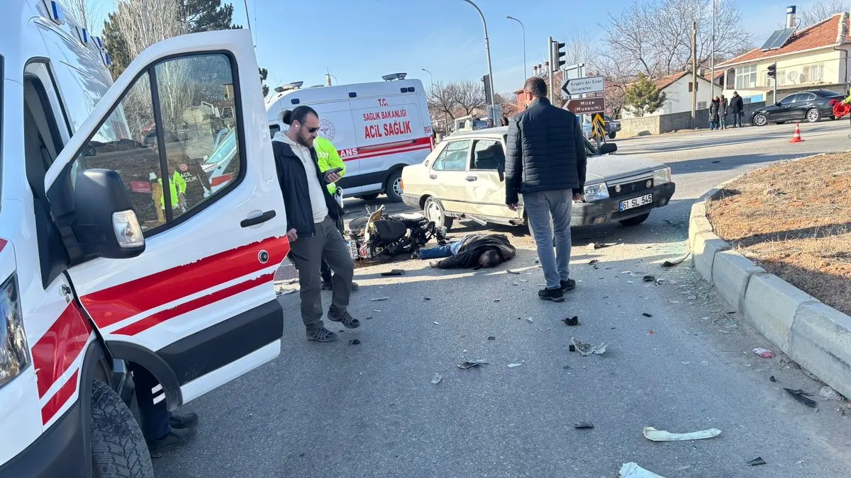 Kırşehir’de motosiklet kazası: 1 ölü, 1 ağır yaralı