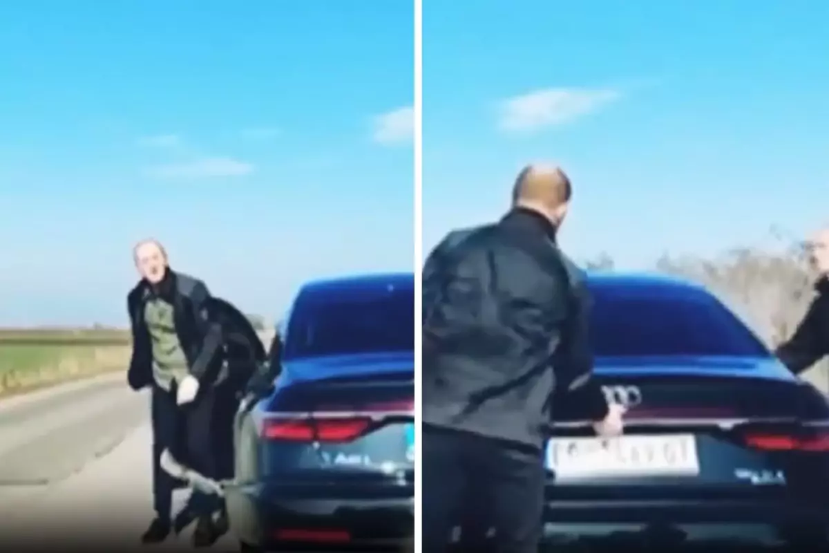 Sırbistan Cumhurbaşkanı Vucic’i taşıyan aracın lastiği çıktı