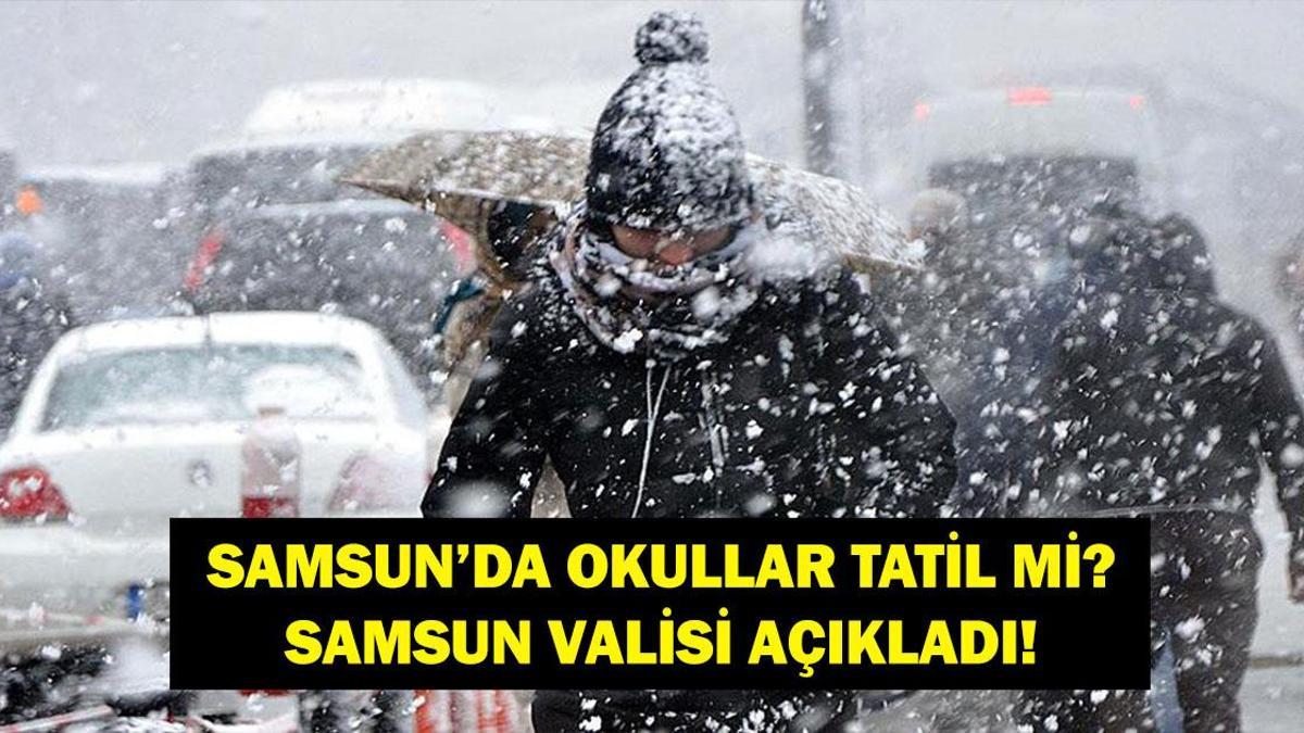 SON DAKİKA SAMSUN’DA OKULLAR TATİL Mİ? Samsun’da yarın okullar tatil mi? 25 Şubat Samsun okullar tatil mi? Samsun Valisi Orhan Tavlı açıkladı