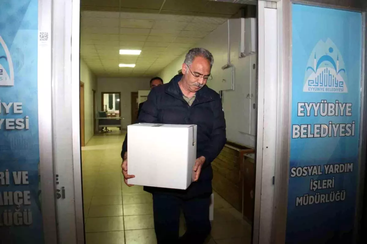 Eyyübiye Belediyesi’nden Ramazan Ayında İhtiyaç Sahiplerine Yardım Eli