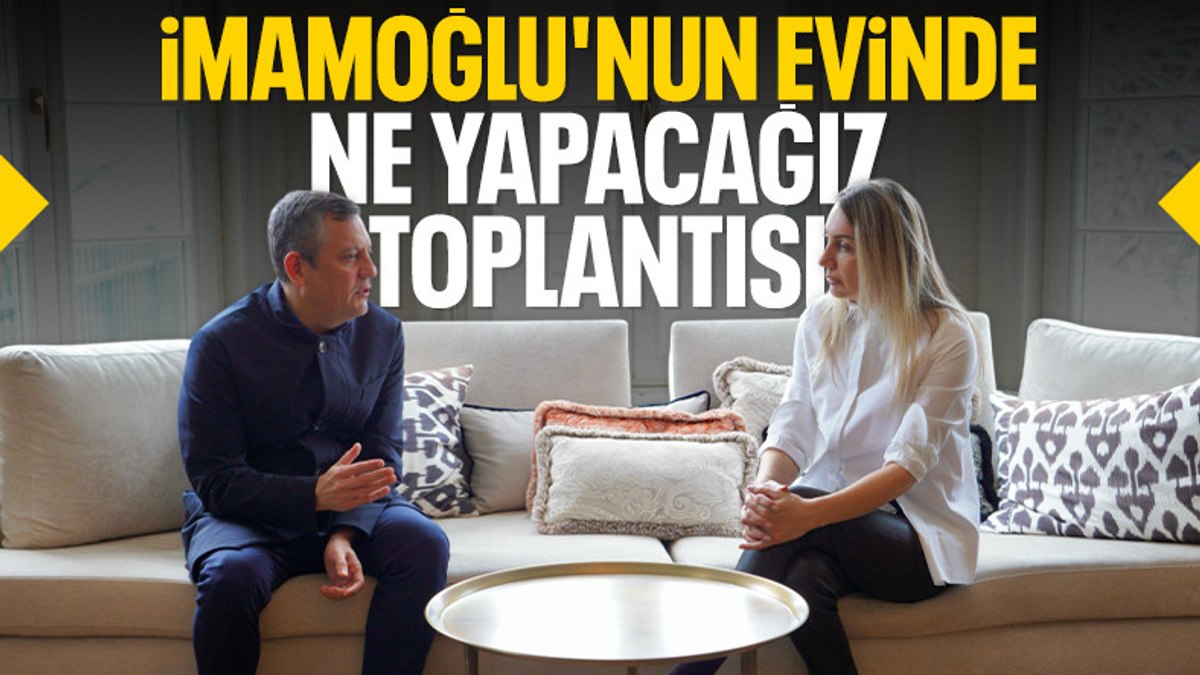 Özgür Özel, Ekrem İmamoğlu’nun evine geldi: Dilek İmamoğlu ile görüştü